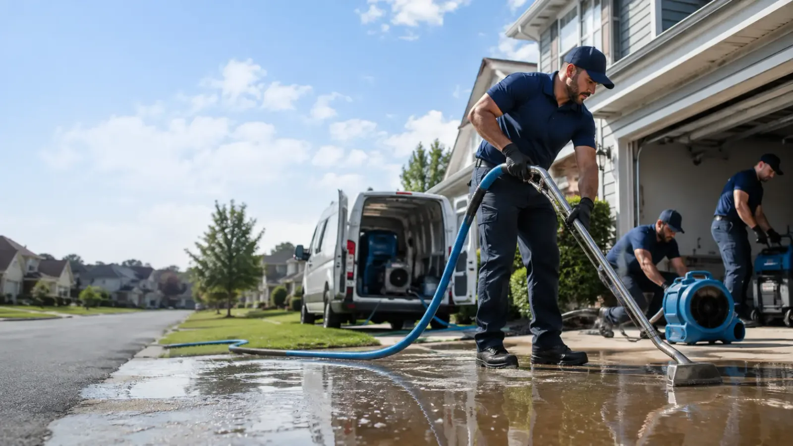 Flood Damage Restoration in Advance, NC